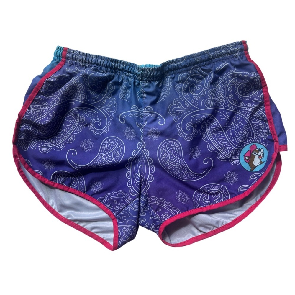 Buc-ee’s Paisley Blue purple  Women's Lounge Shorts Size M